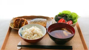 髪と食事・和食