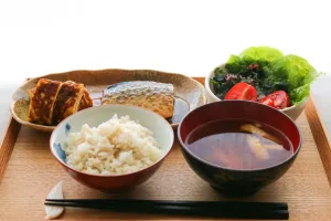 髪と食事・和食