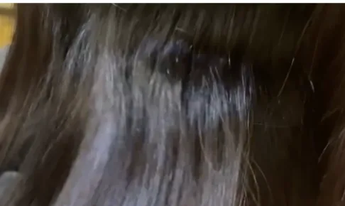 大宮から縮毛矯正でご来店されるお客様のビフォアー写真