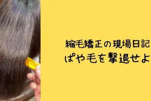 さいたま市浦和の美容室エナ。髪質改善デザイン縮毛矯正で髪のぱさつきを改善する