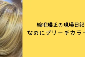 浦和髪質改善デザイン縮毛矯正とブリーチの関係はヘアケア