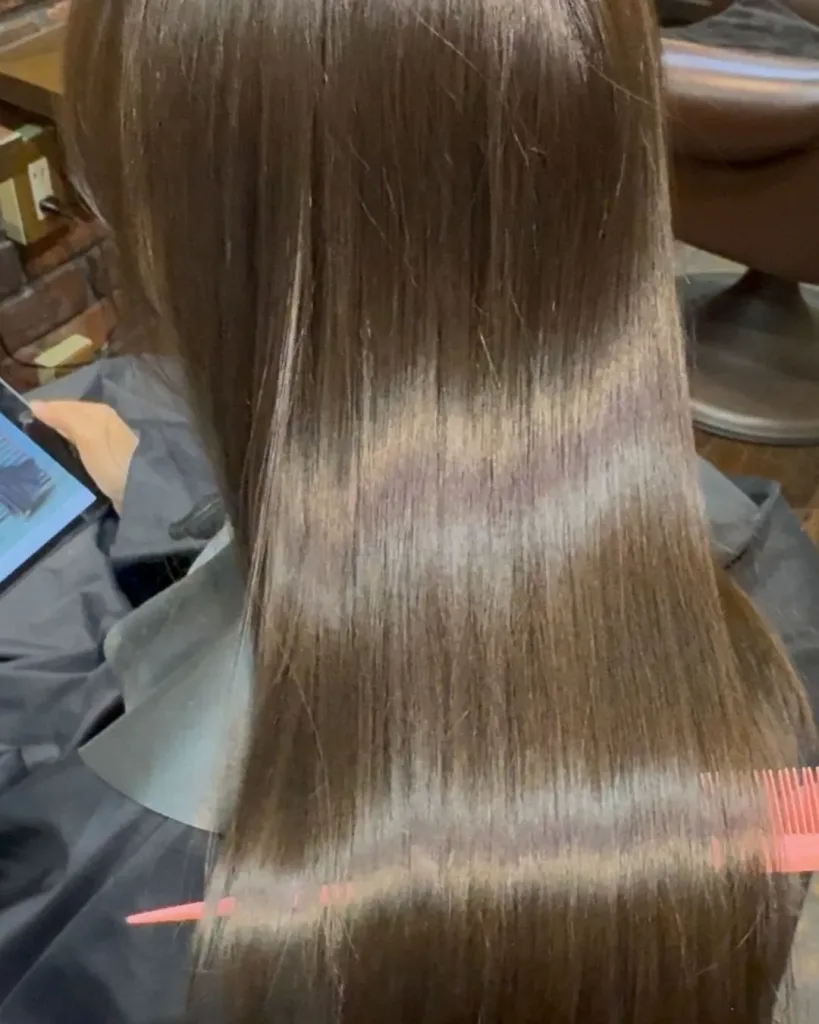 さいたま市の浦和の美容室エナで細髪に縮毛矯正で髪質改善した髪の毛