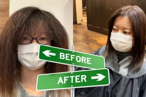 さいたま市浦和の美容室エナでカラー履歴と縮毛矯正履歴が混在した髪でも、土台を整えることで自然で柔らかなストレートに