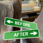 さいたま市浦和の美容室エナで髪質改善デザイン縮毛矯正をかけた方のビフォアアフター艶髪写真