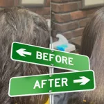 浦和の美容室エナのうねる癖を改善する縮毛矯正の写真