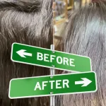 浦和のボブ髪質改善縮毛矯正写真