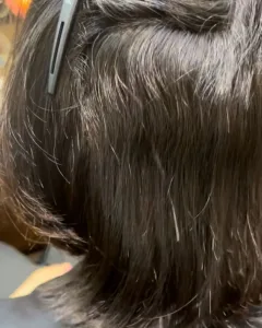 浦和のボブ縮毛矯正ビフォアー写真2026.2.2