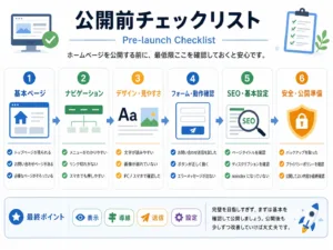 Pre-launch Checklistの画像
